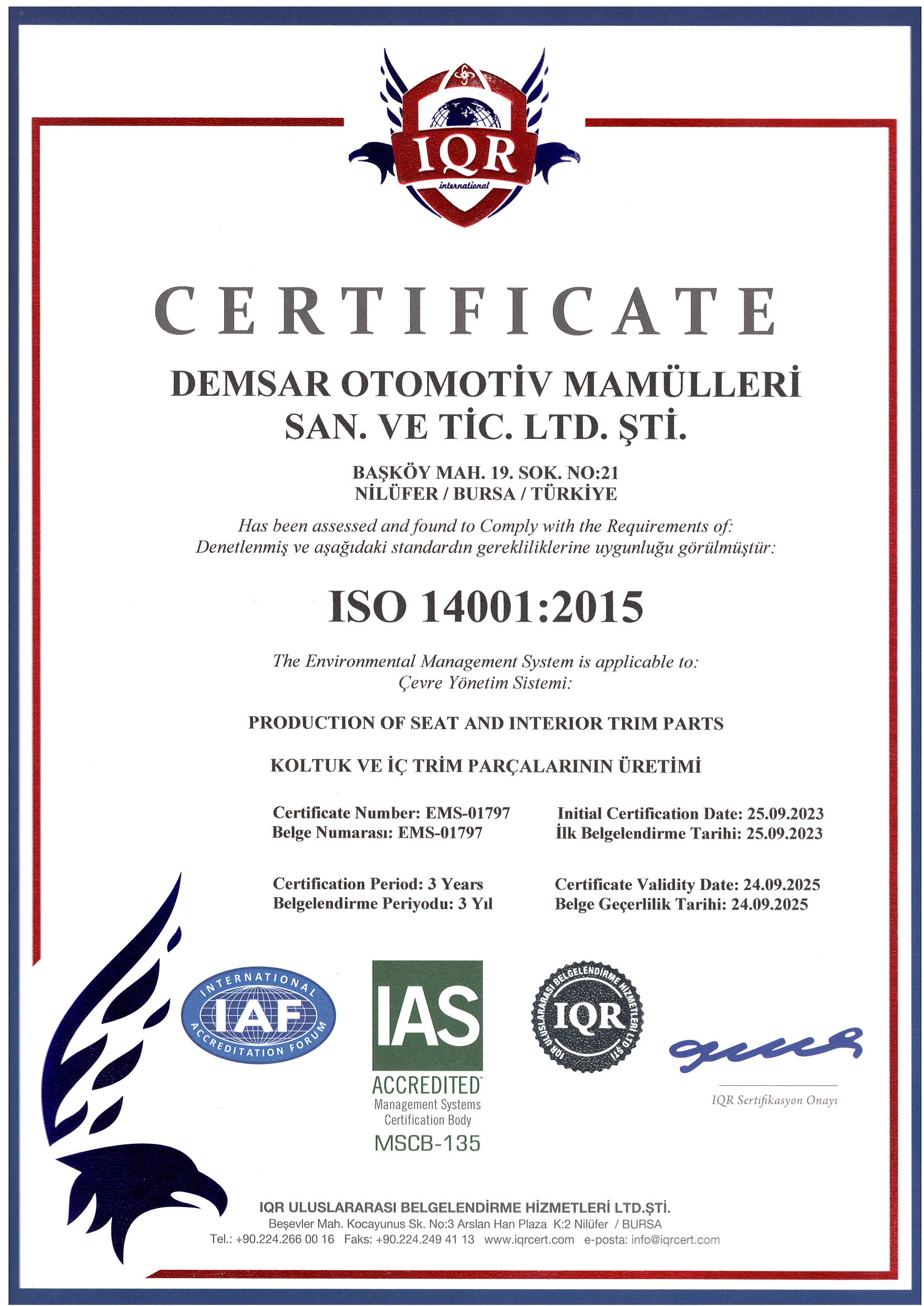 ISO 14001:2015